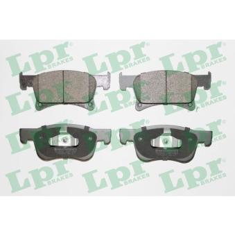 Jeu de 4 plaquettes de frein avant LPR