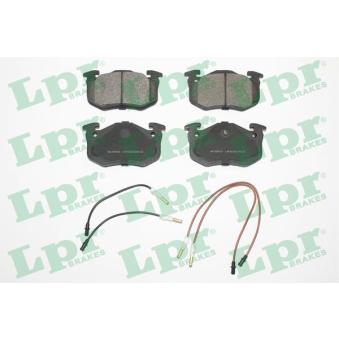 Jeu de 4 plaquettes de frein avant LPR