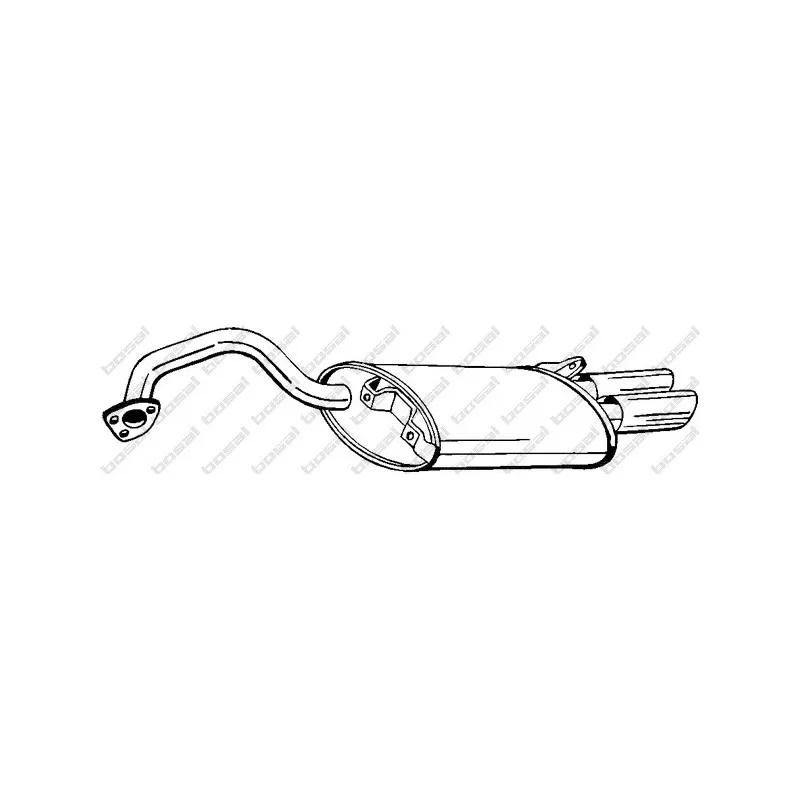 Silencieux arrière BOSAL 278-591