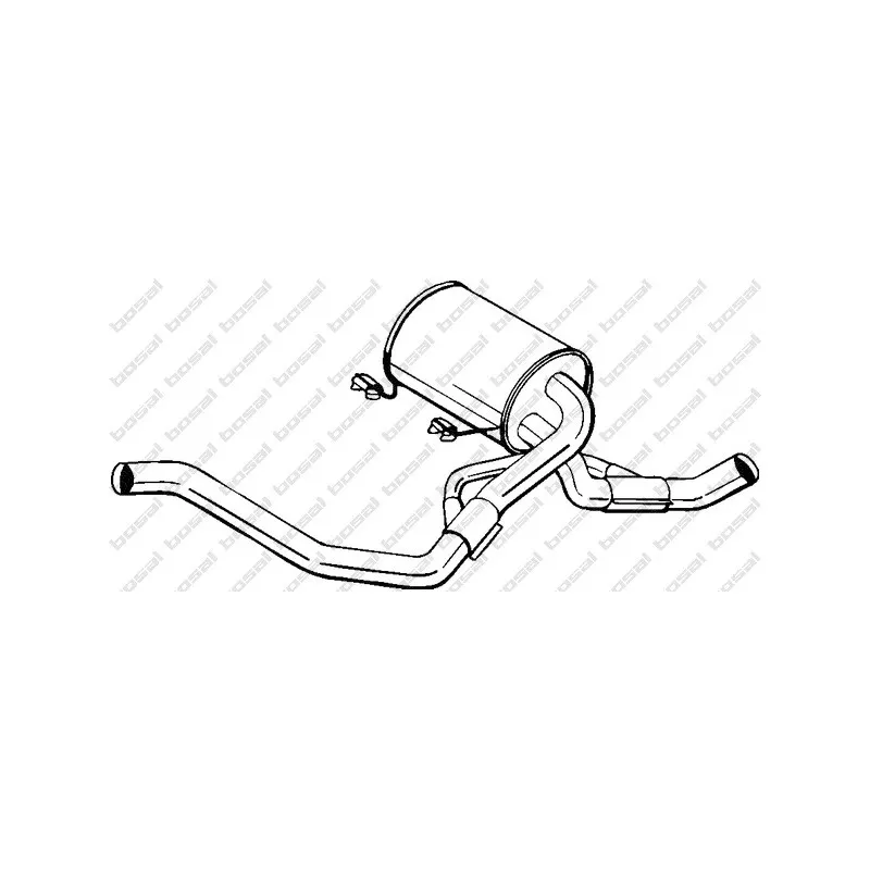 Silencieux central BOSAL 278-595