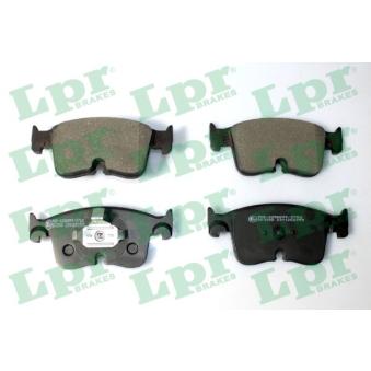 Jeu de 4 plaquettes de frein avant LPR