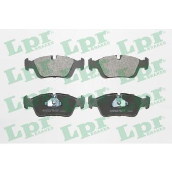 Jeu de 4 plaquettes de frein avant LPR