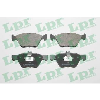 Jeu de 4 plaquettes de frein avant LPR