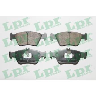 Jeu de 4 plaquettes de frein avant LPR