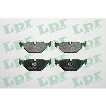 Jeu de 4 plaquettes de frein arrière LPR