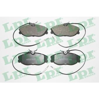 Jeu de 4 plaquettes de frein avant LPR