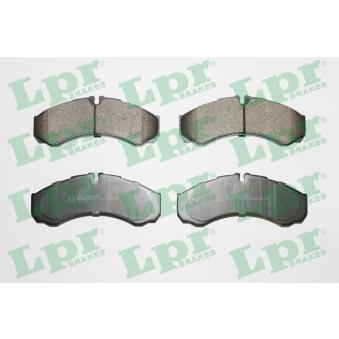 Jeu de 4 plaquettes de frein arrière LPR