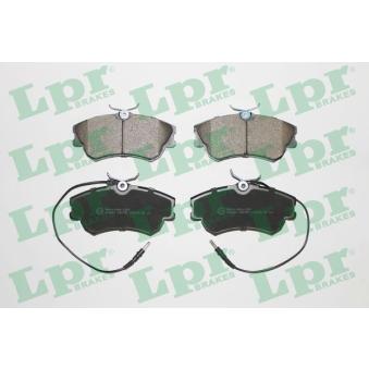 Jeu de 4 plaquettes de frein avant LPR