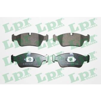 Jeu de 4 plaquettes de frein avant LPR