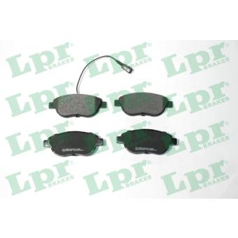 Jeu de 4 plaquettes de frein avant LPR