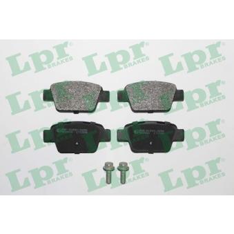 Jeu de 4 plaquettes de frein arrière LPR