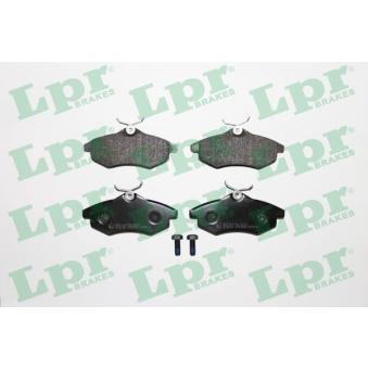 Jeu de 4 plaquettes de frein avant LPR