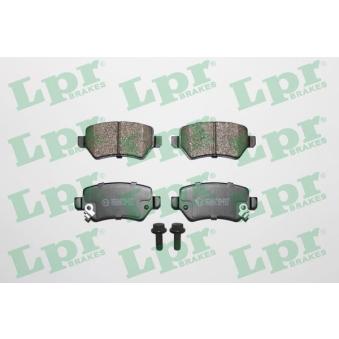 Jeu de 4 plaquettes de frein arrière LPR