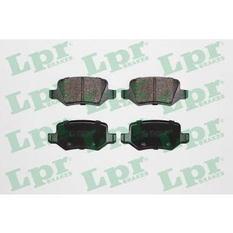 Jeu de 4 plaquettes de frein arrière LPR