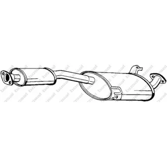 Silencieux arrière BOSAL