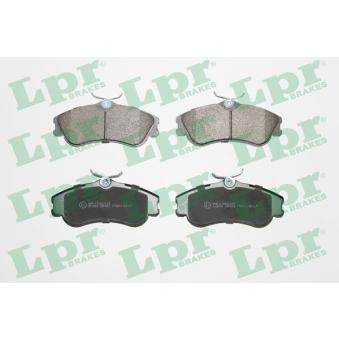 Jeu de 4 plaquettes de frein avant LPR 05P950