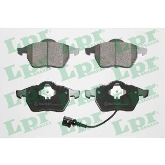 Jeu de 4 plaquettes de frein avant LPR 05P969