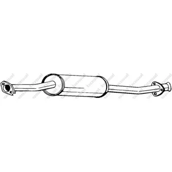 Silencieux avant BOSAL 278-653