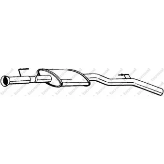 Silencieux central BOSAL 278-667