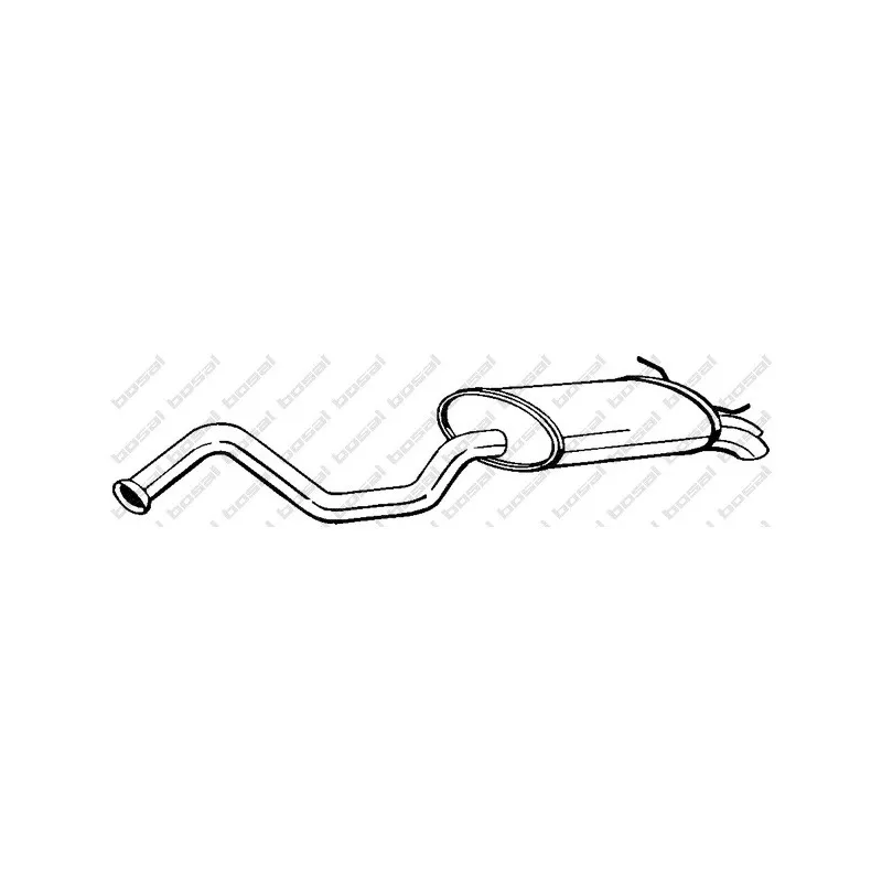 Silencieux arrière BOSAL 278-735