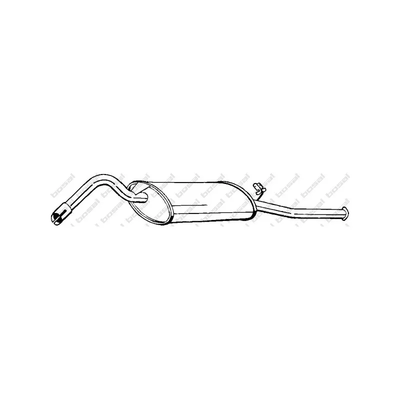 Silencieux arrière BOSAL 278-751