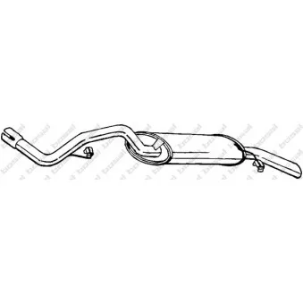 Silencieux arrière BOSAL