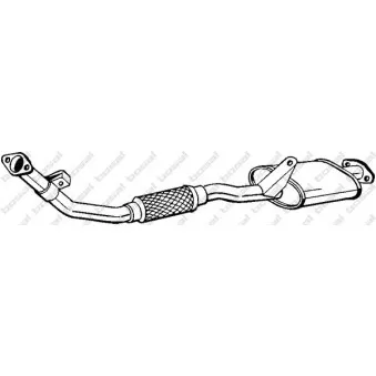 Silencieux avant BOSAL 278-831
