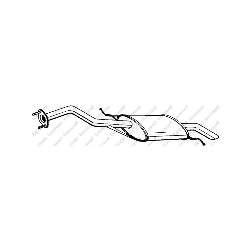 Silencieux arrière BOSAL 278-837
