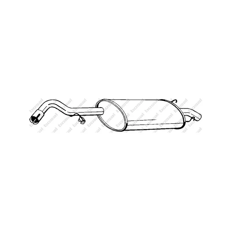 Silencieux arrière BOSAL 278-859