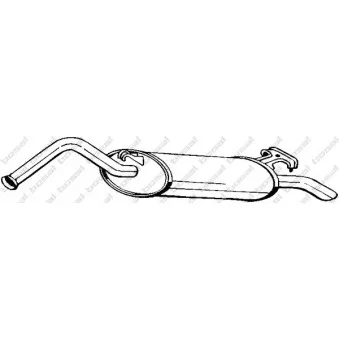 Silencieux arrière BOSAL 278-975