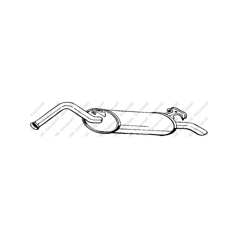 Silencieux arrière BOSAL 278-975