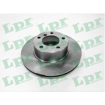 Jeu de 2 disques de frein avant LPR