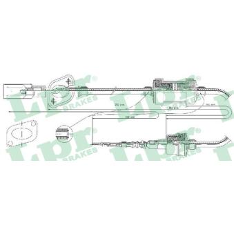 Tirette à câble, commande d'embrayage LPR C0070C