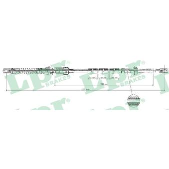 Câble d'accélération LPR C0073A