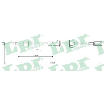 Tirette à câble, frein de stationnement LPR