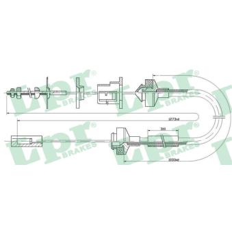 Tirette à câble, commande d'embrayage LPR