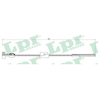 Tirette à câble, frein de stationnement LPR