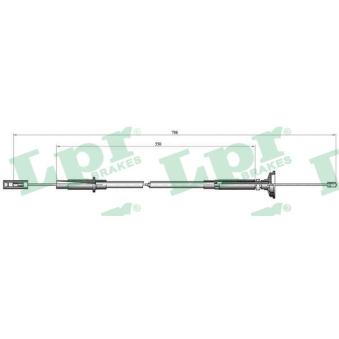 Tirette à câble, commande d'embrayage LPR