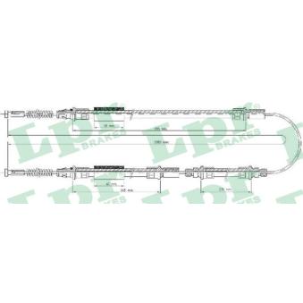 Tirette à câble, frein de stationnement LPR