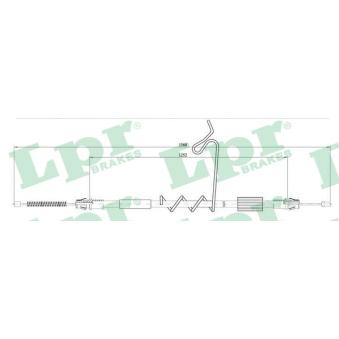 Tirette à câble, frein de stationnement LPR