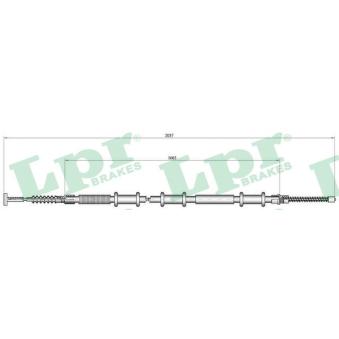 Tirette à câble, frein de stationnement LPR