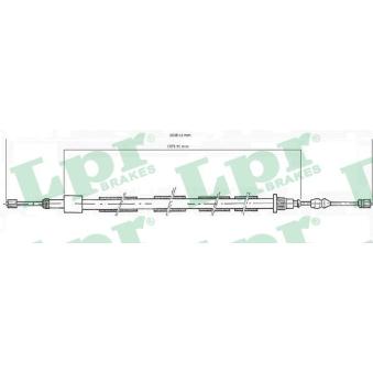 Tirette à câble, frein de stationnement LPR