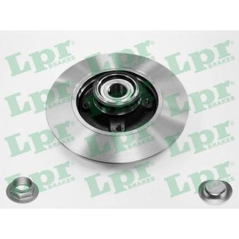 Jeu de 2 disques de frein arrière LPR