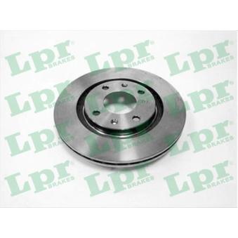 Jeu de 2 disques de frein avant LPR