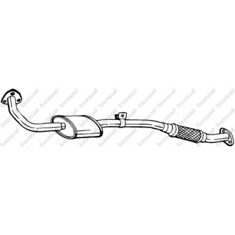 Silencieux central BOSAL 279-051