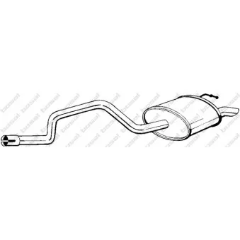 Silencieux arrière BOSAL 279-065