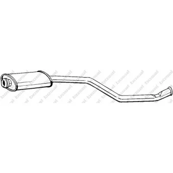 Silencieux central BOSAL 279-101