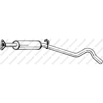 Silencieux central BOSAL 279-109