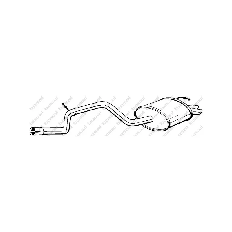 Silencieux arrière BOSAL 279-113