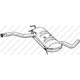 Silencieux central BOSAL 279-135